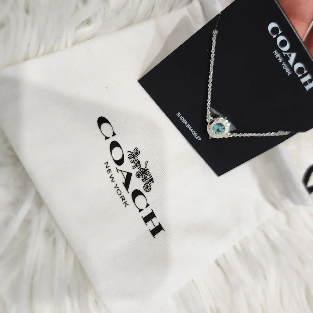 🩶▪️COACH▪️ Open Circle Slider Bracelet NWT